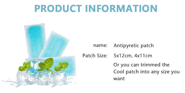 2022 Chinese Traditional Hot Sell Cooling Product Cooling Gel Patch for Children Adult